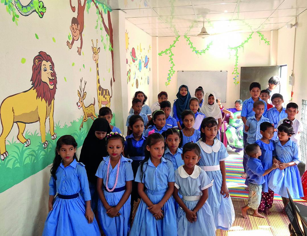 AVC Bangladesch Schüler Schule