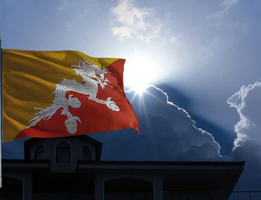AVC Bhutan Bild Flagge AVC Bhutan Bild Flagge
